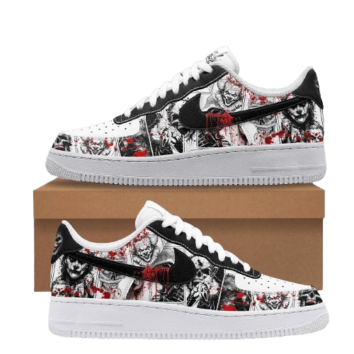 Horror Movies Club In Halloween Design Shoes F1