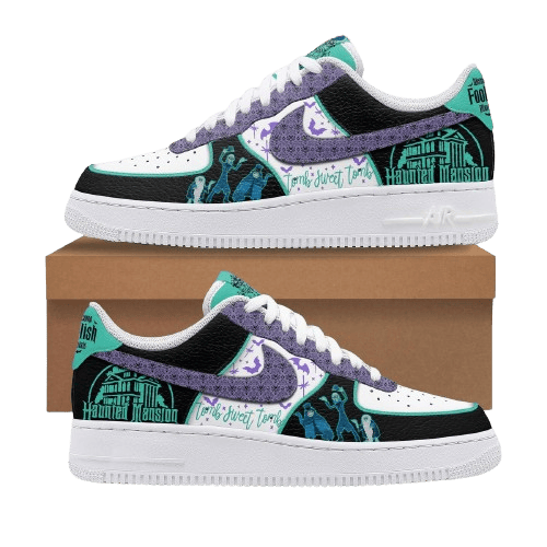 Haunted Mansion Tomb Sweet Tomb Halloween Design Shoes F1