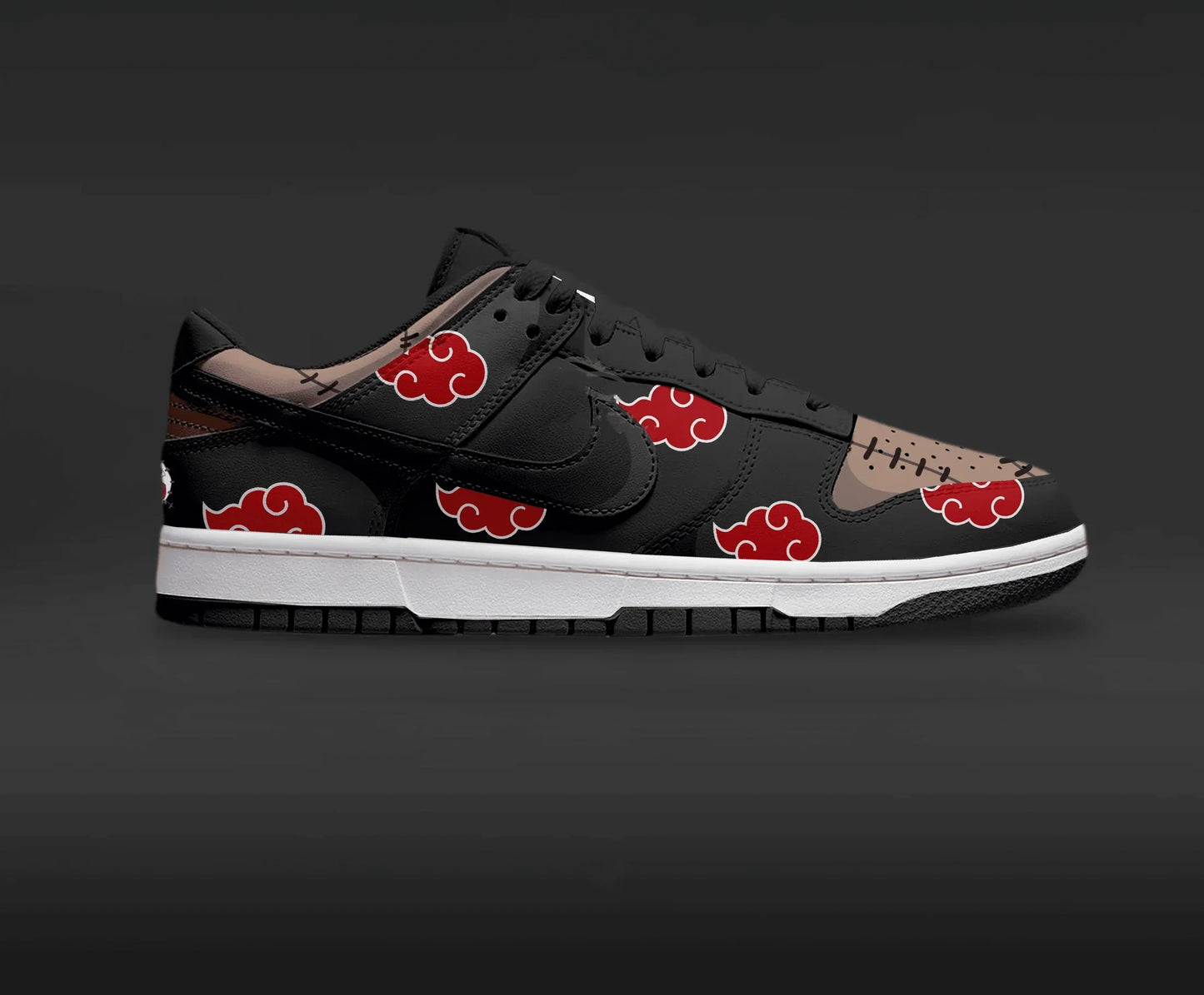 Kakuzu Akatsuki Design Shoes J1 Low Top