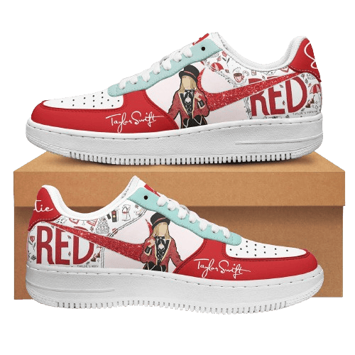Red Album Design Shoes F1