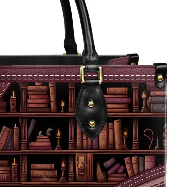 Just A Girl Who Loves Books Leather Bag