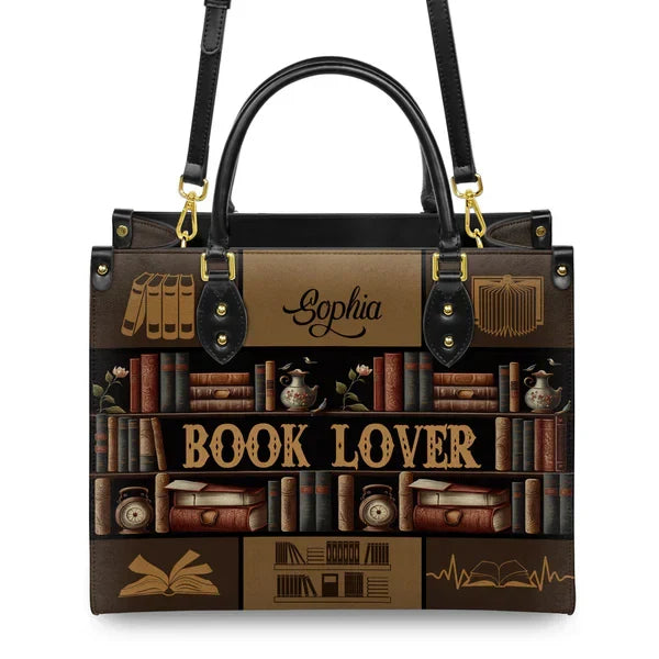 Book Lover Leather Bag