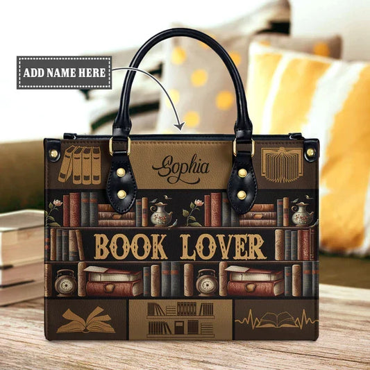 Book Lover Leather Bag