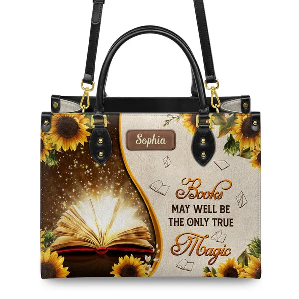 Books May Well Be The Only One True Magic Leather Bag