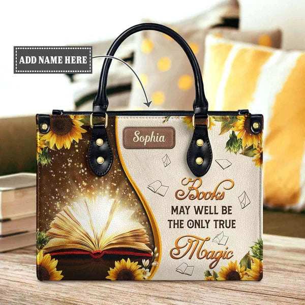 Books May Well Be The Only One True Magic Leather Bag