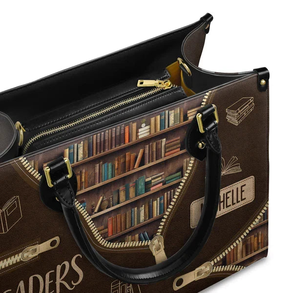 Readers Are Leaders Leather Bag