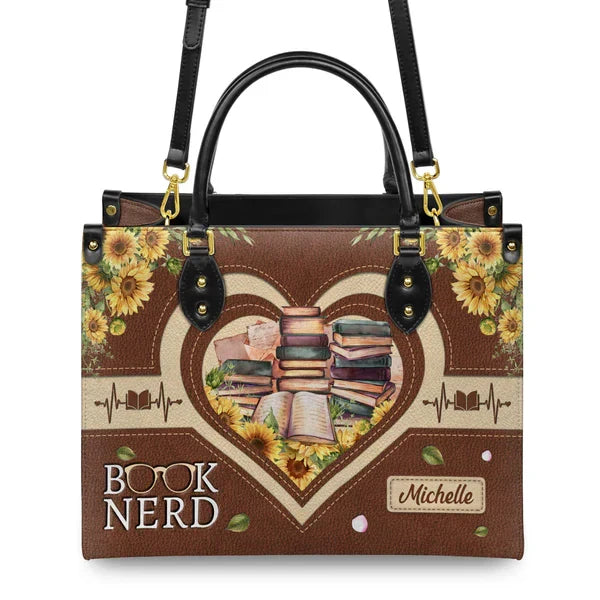 Book Nerd Leather Bag