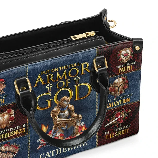 Armor Of God Leather Handbag