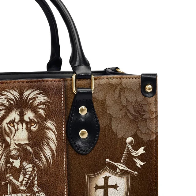 A Woman Of Faith Leather Handbag