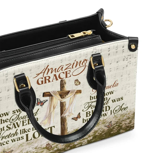 Amazing Grace Leather Handbag