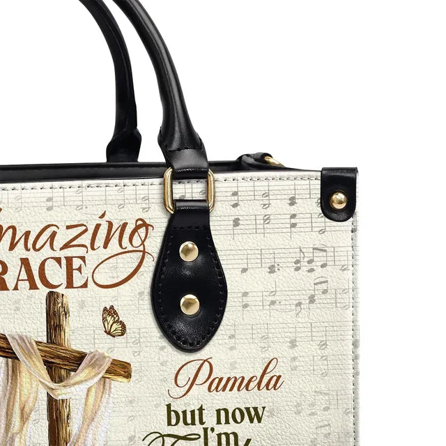 Amazing Grace Leather Handbag