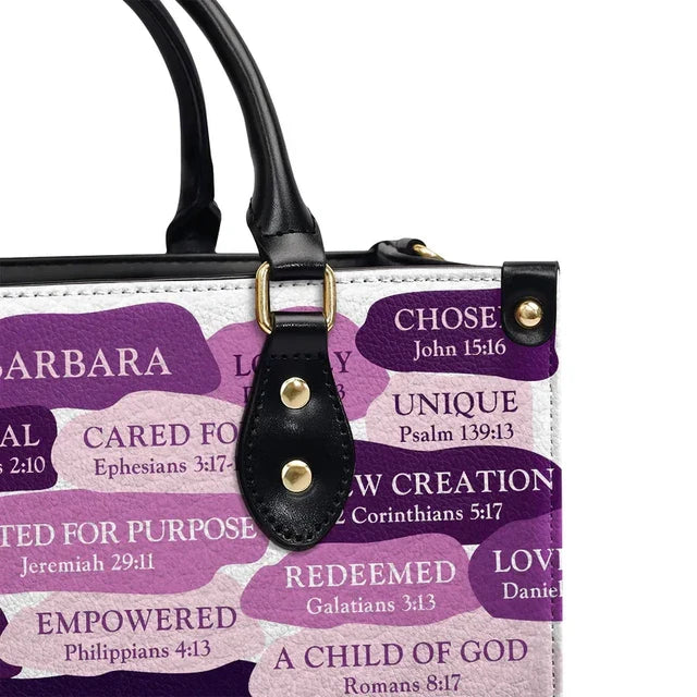 What God Says About You Leather Handbag