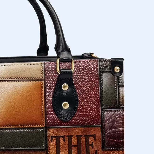 Mom The Legend Leather Handbag