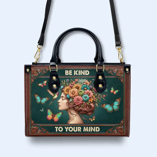 Be Kind Leather Handbag